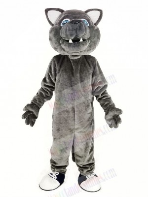 Gray Wolf Mascot Costume Animal