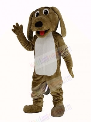 Funny Brown Dog Mascot Costume
