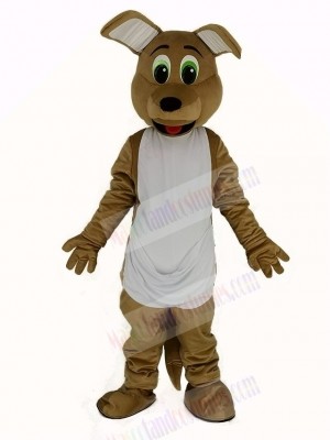 Dark Tan Kangaroo Mascot Costume