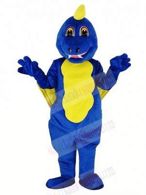 Blue Fly Dragon Mascot Costume Adult