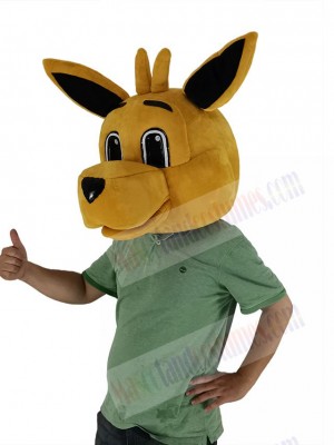 Brown Kangaroo Mascot Costume Animal Head Only