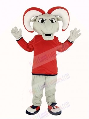Ram with Red Coat Mascot Costume Animal