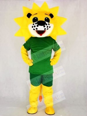 Cute Sunshine Flower Lion Mascot Costume School 	
