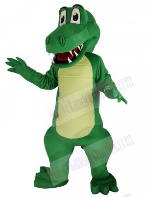 Robust Green Alligator Mascot Costume Animal