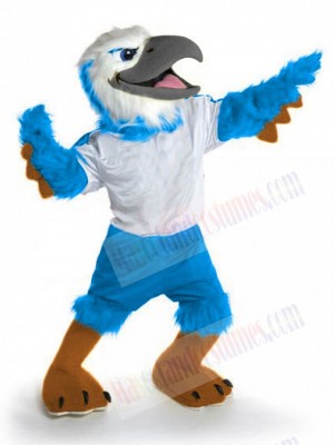 Grey Beak Eagle Mascot Costume Animal