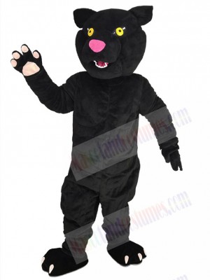 Power Muscles Black Panther Mascot Costume Animal