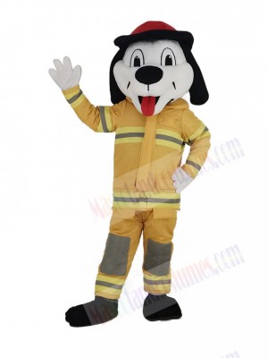 Fire Department Dog Mascot Costume Animal