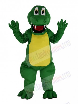 Funny Green Alligator Mascot Costume Animal