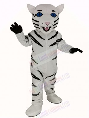 Fierce White Tiger Mascot Costume Animal