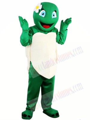 Hot Sale Girl Green Tortoise Turtle Mascot Costume Adult School Performance