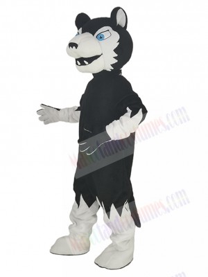 Black Wolf Player Mascot Costume Animal