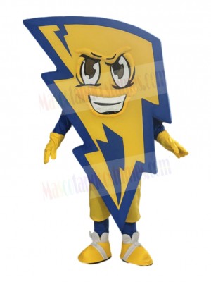 Lightning mascot costume