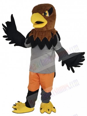 Hawk mascot costume