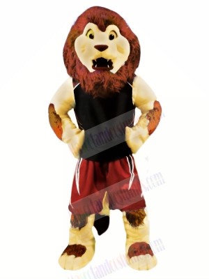 Brown Sport Lion Mascot Costumes Animal