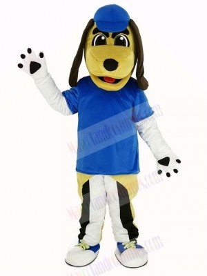 Beagle Dog with Blue Hat Mascot Costume Animal