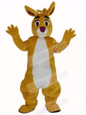 Funny Yellow Rabbit Mascot Costume Animal