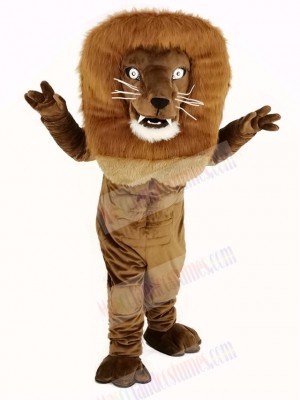 Strong Power Lion Mascot Costume Adult