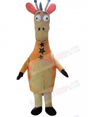 Giraffe mascot costume