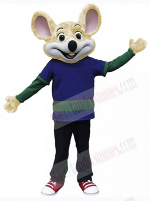 Cream Color Mouse Mascot Costume Animal