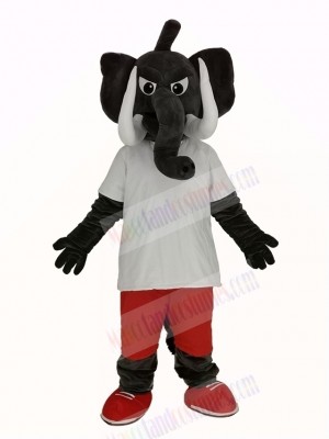 Power Grey Elephant Mascot Costume Animal