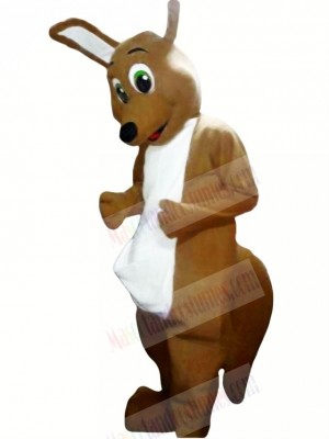 Dark Tan Kangaroo Mascot Costume Adult Costume 