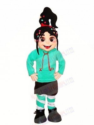 Cute Girl Vanellope Mascot Costumes Cartoon