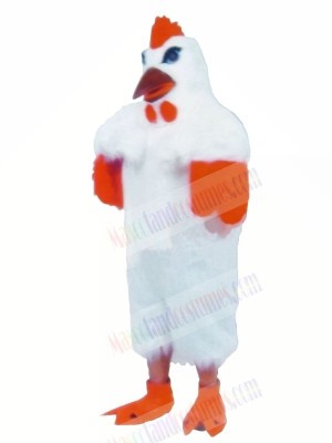 White Lightweight Chicken Mascot Costumes Cartoon