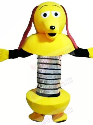 Yellow Cartoon Robot Dog Mascot Costumes Cartoon