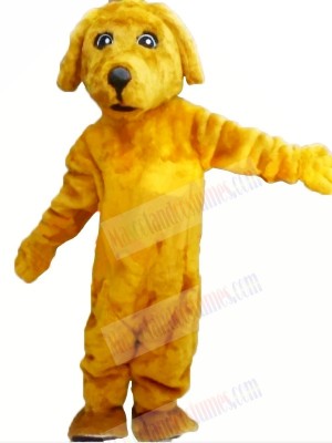 Yellow Lightweight Dog Mascot Costumes Cartoon
