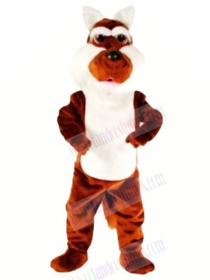 Funny Brown Coyote Mascot Costumes Cartoon