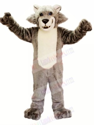 Gray Wolf Adult Mascot Costumes Cartoon