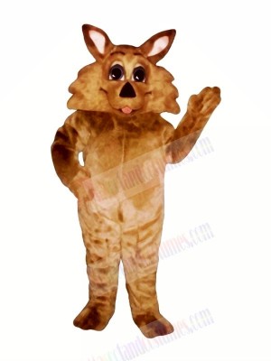 Brown Wolf Mascot Costumes Cartoon	