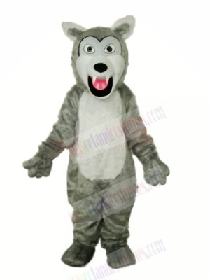 Little Gray Wolf Mascot Costumes Cartoon