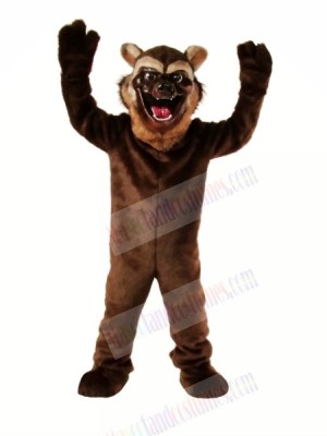 Strong Wolverine Mascot Costumes Cartoon