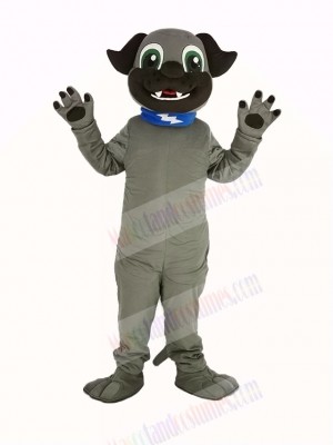 Gray Puppy Dog Mascot Costume