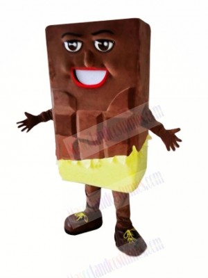 Chocolate Bar Mascot Costume Cartoon