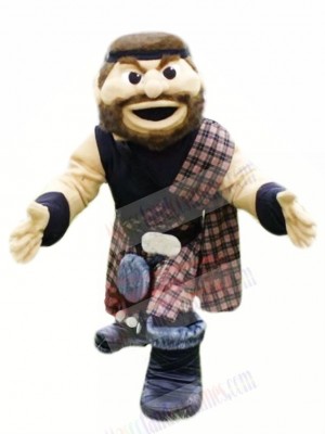 Strong Highlander Mascot Costume People