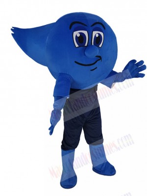 Royal Blue Comet Mascot Costume Cartoon