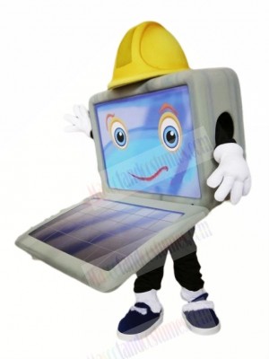Cute Funny Computer Mascot Costume Cartoon