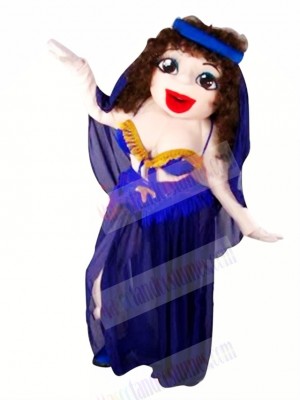 Dancing Beauty with Big Eyes Mascot Costume People