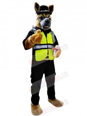 Top Quality Police Dog Mascot Costume Cartoon