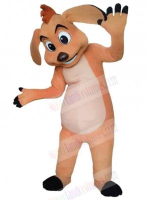 Lovely Light Brown Dog Mascot Costume Animal