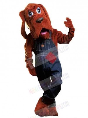 Cool Bloodhound Dog Mascot Costume Animal