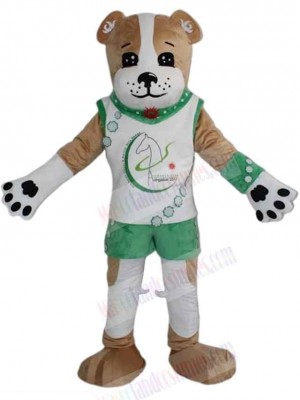 Sport Plush Brown Dog Mascot Costume Animal