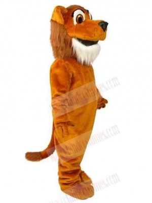 Orange Plush Dog Mascot Costume Animal