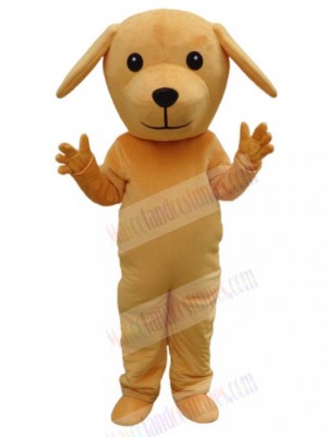 Smart Yellow Dog Mascot Costume Animal