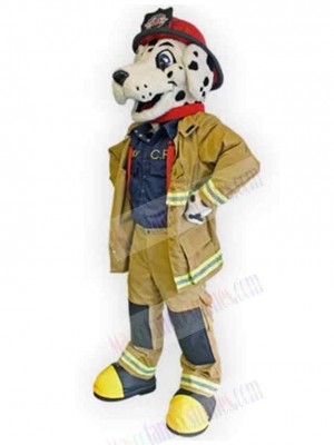 Cool Professional Fire Dog Mascot Costume Animal