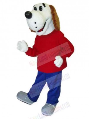 Rescue Dog Mascot Costume Animal in Red Coat