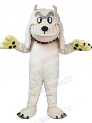 White Shar Pei Dog Mascot Costume Animal