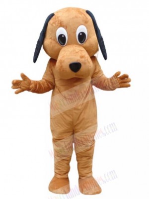 Super Cute Yellow Dog Mascot Costume Animal